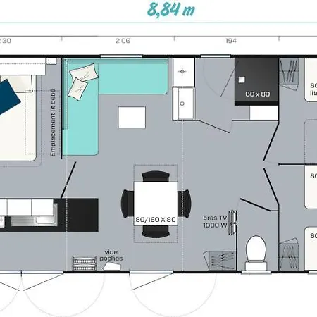 Camping Lou Broustaricq - Maeva Parque de Campismo